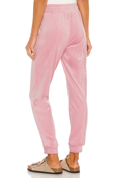 1.state Velour Drawstring Jogger Pants In Rose Pink