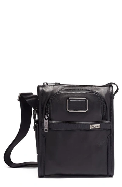 Shop Tumi Small Pocket Crossbody Bag In Black
