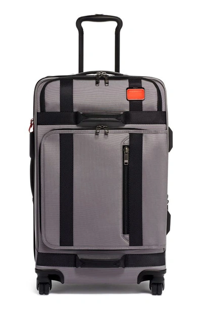 Shop Tumi Merge 26-inch Short Trip Expandable Rolling Suitcase In Grey/bright Red