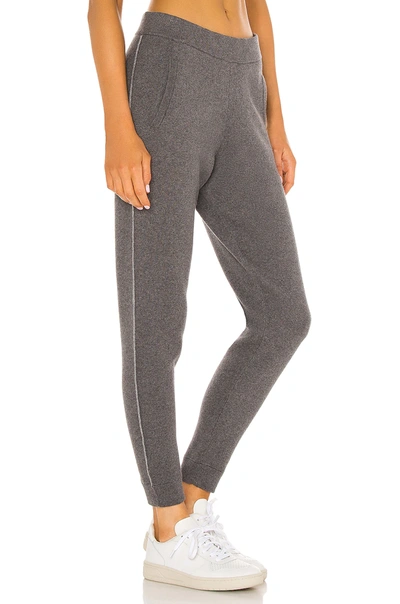 Shop Atm Anthony Thomas Melillo Cotton Cashmere Sweater Pant In Charcoal