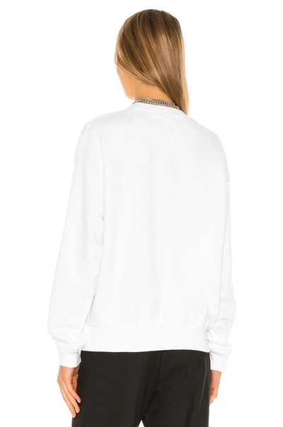 Shop Anine Bing Ab X To David Bowie Ramona Sweatshirt In White