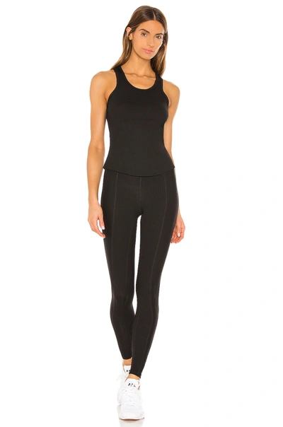 Shop Year Of Ours Ribbed Sporty Tank In Black
