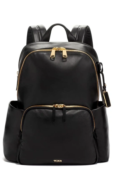 Shop Tumi Ruby Leather Backpack In Black