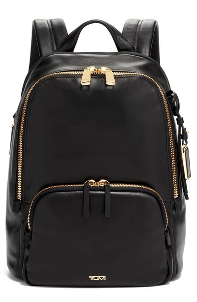 Shop Tumi Hannah Leather Backpack In Black