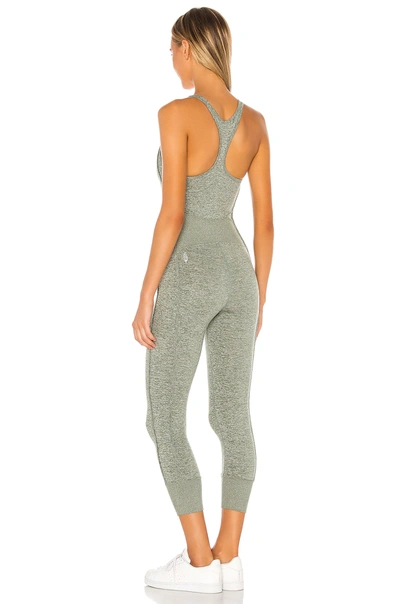 Shop Free People X Fp Movement First Place Onesie In Heather Olive Ash