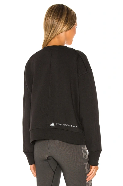 Shop Adidas By Stella Mccartney Graphic Sweatshirt In Black