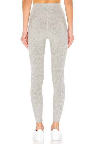 Beyond Yoga Spacedye Caught In The Midi High Waisted Legging - Silver Mist In Silver Mist