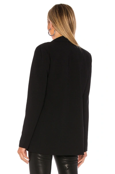 Shop Amanda Uprichard Shawl Collar Blazer In Black