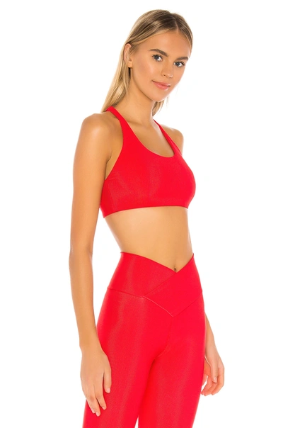 Beach Riot Rocky Racerback Sports Bra In Red