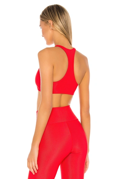 Beach Riot Rocky Racerback Sports Bra In Red