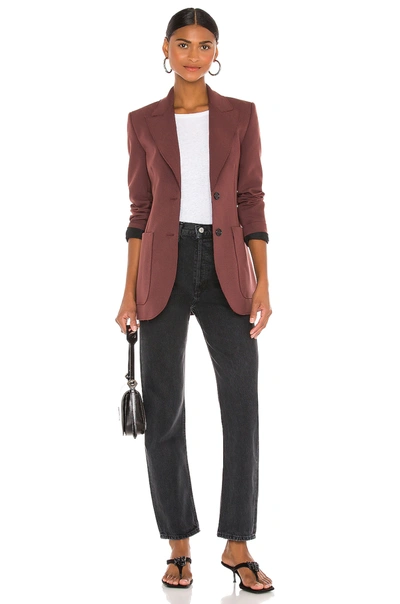 Agolde 90s Pinch Waist Long Rigid High-rise Straight-leg Jeans In Black Tea