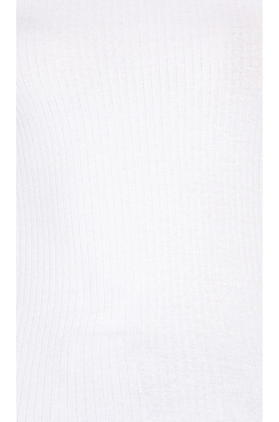 Free People The Rickie Mock Neck T-shirt In White