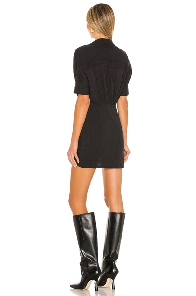 L'academie The Court Mini Dress In Black