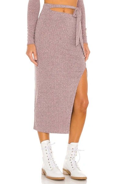 Shop Lovers & Friends Cailey Skirt In Heather Mauve