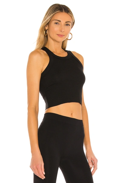 Shop Wsly The Rivington Cropped Tank In Black