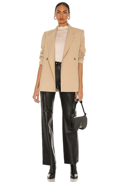 Shop Lovers & Friends Seamed Long Sleeve Top In Beige