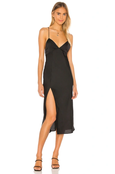 Shop Resa X Revolve Harper Midi Dress In Black