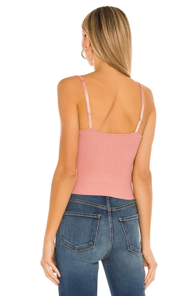 Shop 525 Rib Bralette Tank In Pink Sand