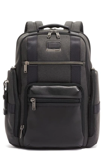 Shop Tumi Alpha Bravo Sheppard Deluxe Water Resistant 15-inch Backpack In Graphite