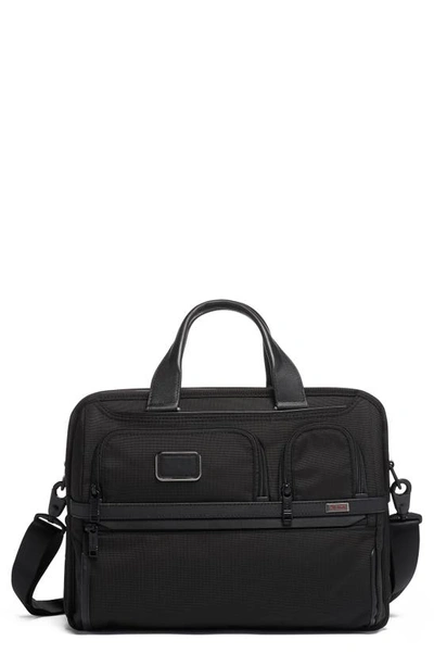 Shop Tumi Alpha 3 T-pass® Expandable Laptop Briefcase In Black