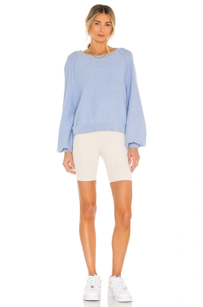 Shop Free People Found My Friend Pullover In Crystal Sky