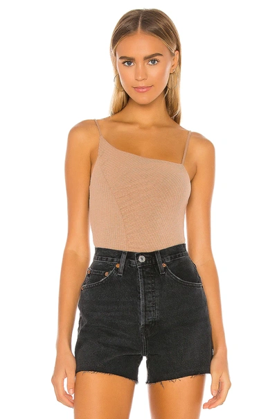 Shop Lovers & Friends Donovan Bodysuit In Tan