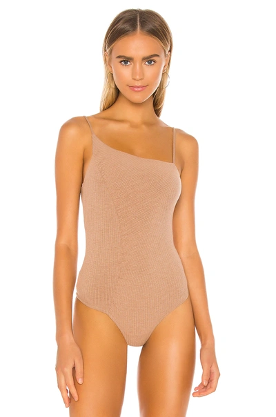 Lovers & Friends Donovan Bodysuit In Tan
