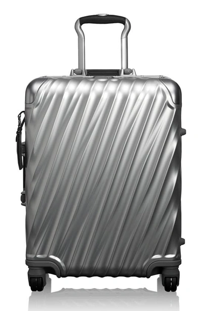 Shop Tumi 19 Degree Aluminum 22-inch Wheeled Carry-on Bag In Silver
