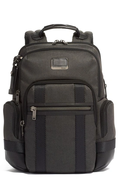 Shop Tumi Alpha Bravo Nathan Expandable Backpack In Graphite