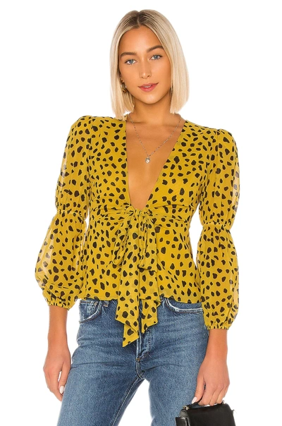 Shop Lovers & Friends Henry Top In Mini Mara Print