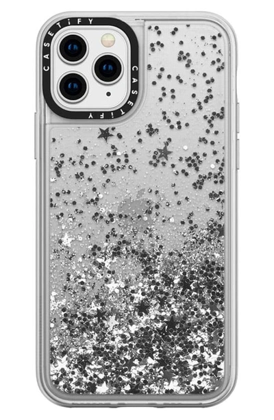 Shop Casetify Glitter Iphone 11/11 Pro/11 Pro Max Case In Silver