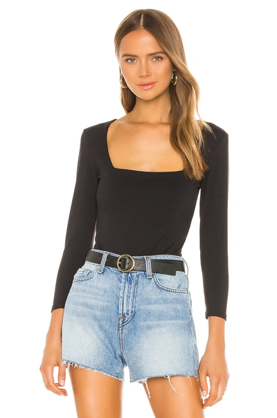 Shop Free People Truth Or Square Bodysuit In Black
