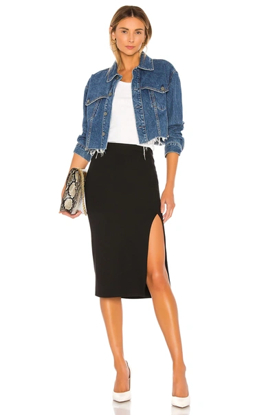 Shop Lovers & Friends Aubrey Midi Skirt In Black