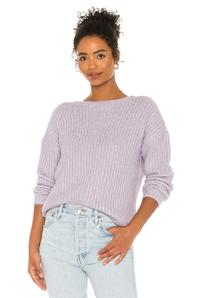 Shop Bb Dakota Knit's A Look Sweater In Pale Lavender
