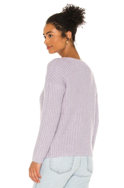 Shop Bb Dakota Knit's A Look Sweater In Pale Lavender