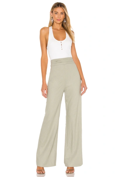 Shop Lovers & Friends Sonoma Pant In Sage Green