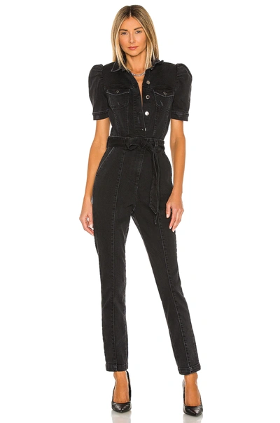 Shop Retroféte Tori Jumpsuit In Charcoal