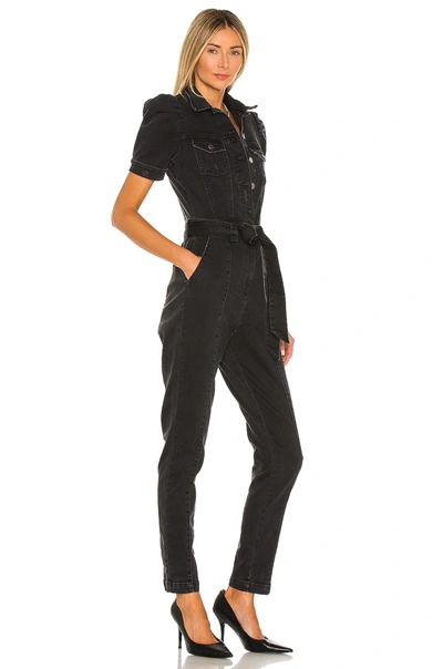 Shop Retroféte Tori Jumpsuit In Charcoal