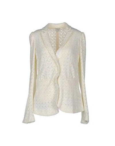 Shop Hoss Intropia Blazer In Ivory