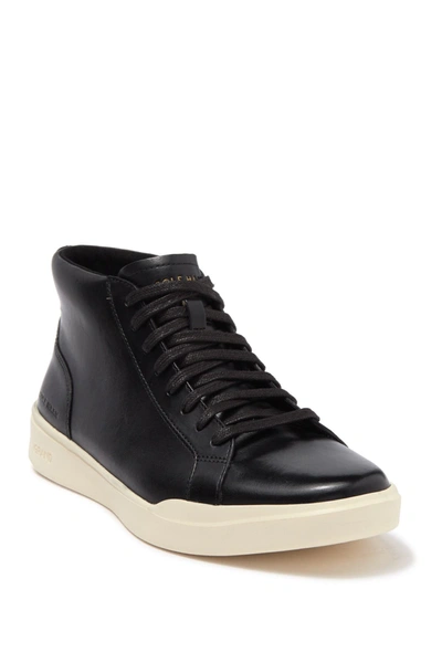 Cole Haan Men's Grand Crosscourt Modern Mid Top Sneakers In Black | ModeSens