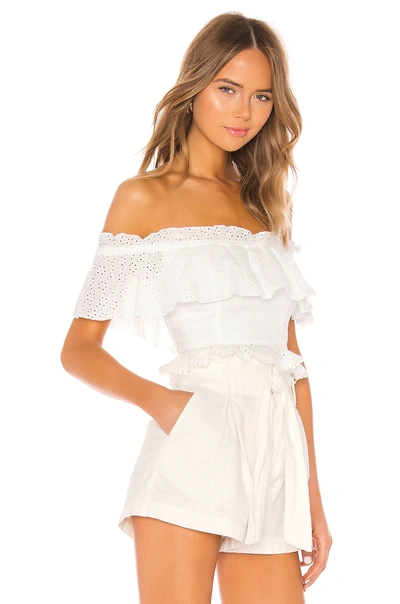 Shop Majorelle Julianna Top In White