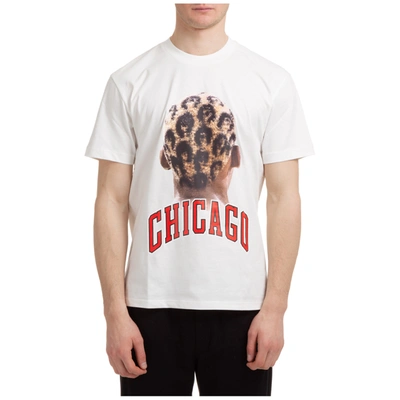 Shop Ih Nom Uh Nit Men's Short Sleeve T-shirt Crew Neckline Jumper Chicago Players In White