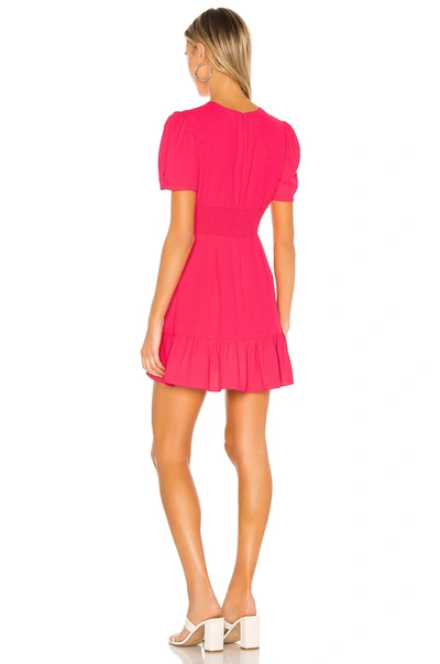 Shop Amanda Uprichard Rosen Dress In Begonia