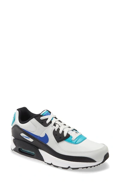 Shop Nike Air Max 90 Sneaker In Black/ Blue-dust-aqua