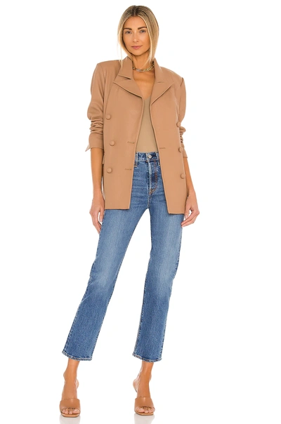 Shop Free People Keep It Sleek Bodysuit In Tan