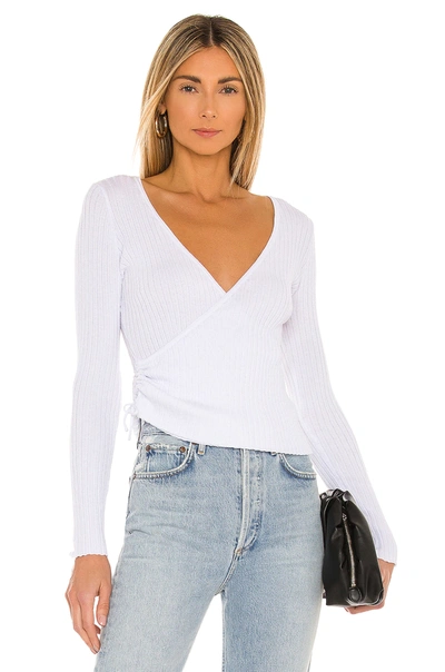 Shop Lovers & Friends Malia Wrap Sweater In White