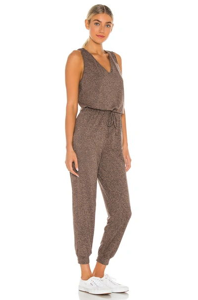 Shop Lanston Naked Jumpsuit In Taupe