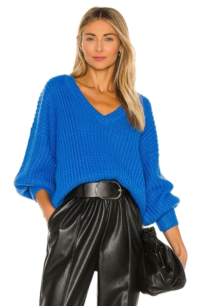 Shop Cinq À Sept Antonella Sweater In Azure Blue