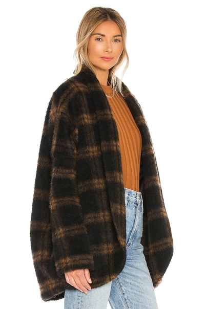 Shop Amanda Uprichard Cardi In Brown & Black