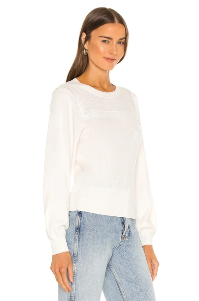 Shop See By Chloé Crewneck Sweater In Crystal White